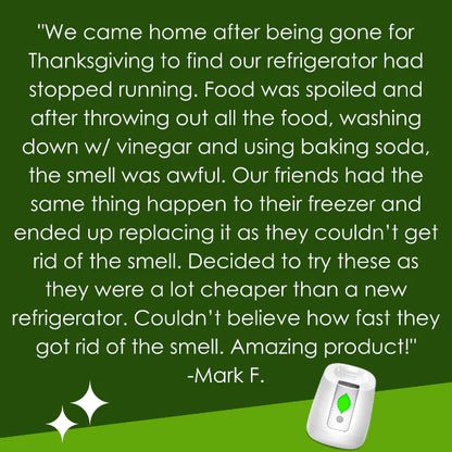 Greentech FRIDGE – Rechargeable Fridge Air Purifier for Fresher Food & Odor-Free Refrigeration